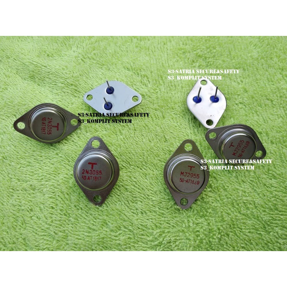 T Transistor 2N3055 plus MJ2955 TR Jengkol 2N 3055 MJ 2955