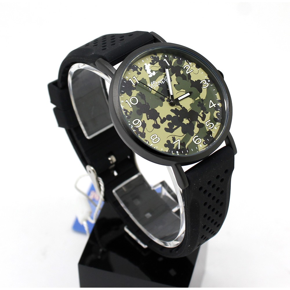 Disney Original MS14133 Camouflage Mickey Jam Tangan Wanita Pria Unisex Design Simple &amp; Stylish