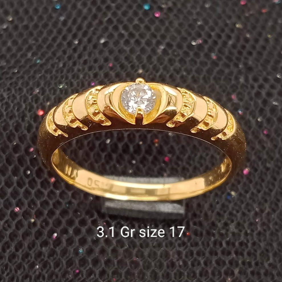 Cincin Emas 17 K - 3.1 Gr Kadar 750 - 3127