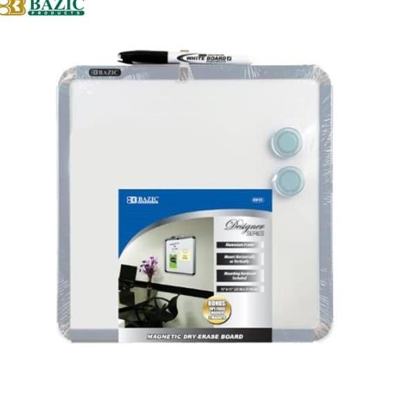 

(COD) Bazic Magnetic Dry Erase Board 11"x11" - Papan Tulis Magnet TERUJI Kode 1460