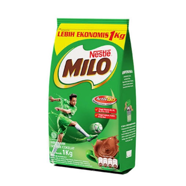 

Milo pouch 1 kg Active Go