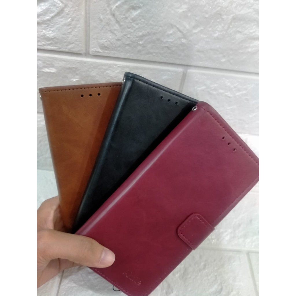 Samsung S20 / S20 Plus / S20 Ultra  Flip Cover Kulit Aimile Leather Walet Dompet Kulit