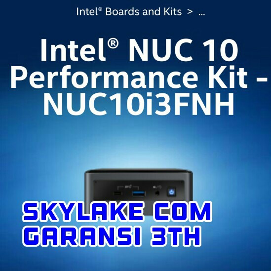 MINI PC INTEL NUC10i3FNH / NUC10 I3FNH / NUC 10i3FNH KIT (BAREBONE)