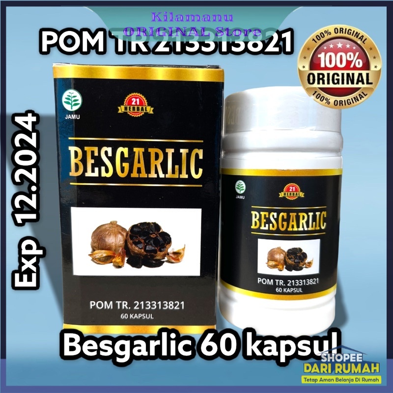 Kila ORIGINAL Kapsul Bawang Hitam Black Garlic