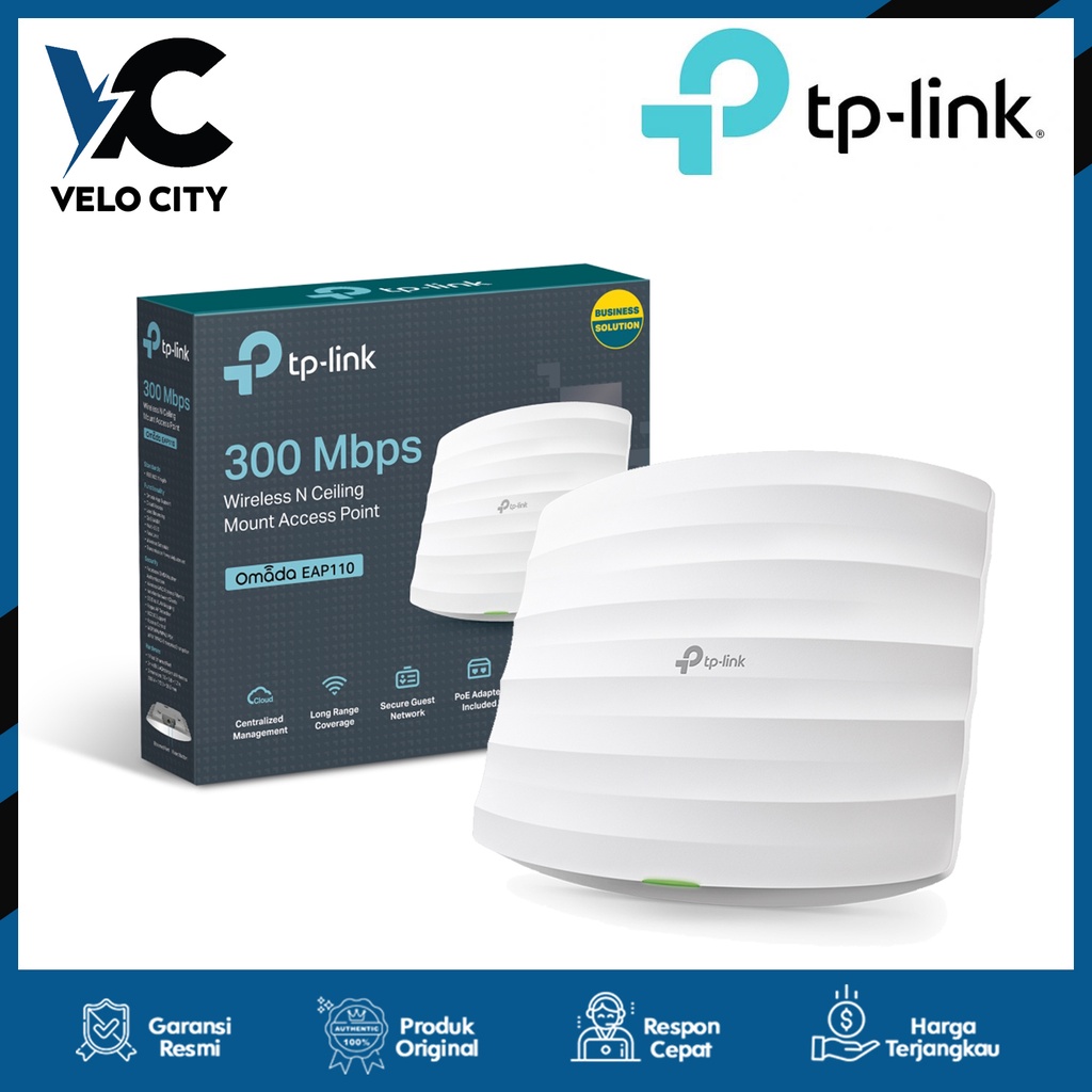 TP-LINK EAP 110 300Mbps Wireless N Ceiling Mount Access Poin TL-EAP110