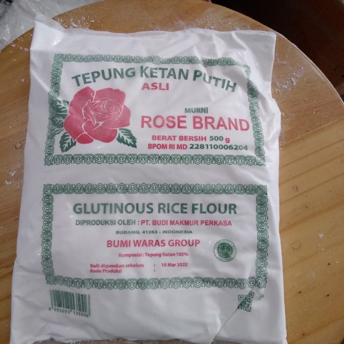 

tepung ketan putih rose brand @500gr