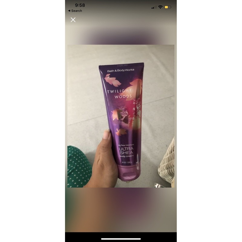 bath body works body cream twilight woods
