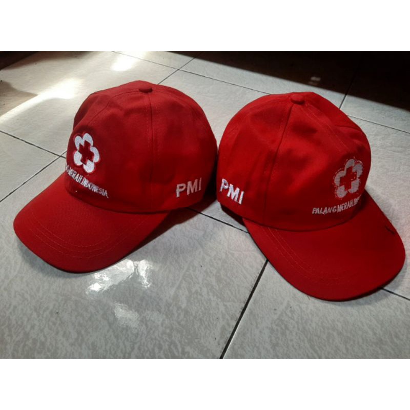 topi komando / topi PMI dan PMR merah wira / madya