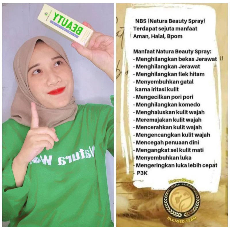 Natura Beauty Spray Collagen & Glutathione