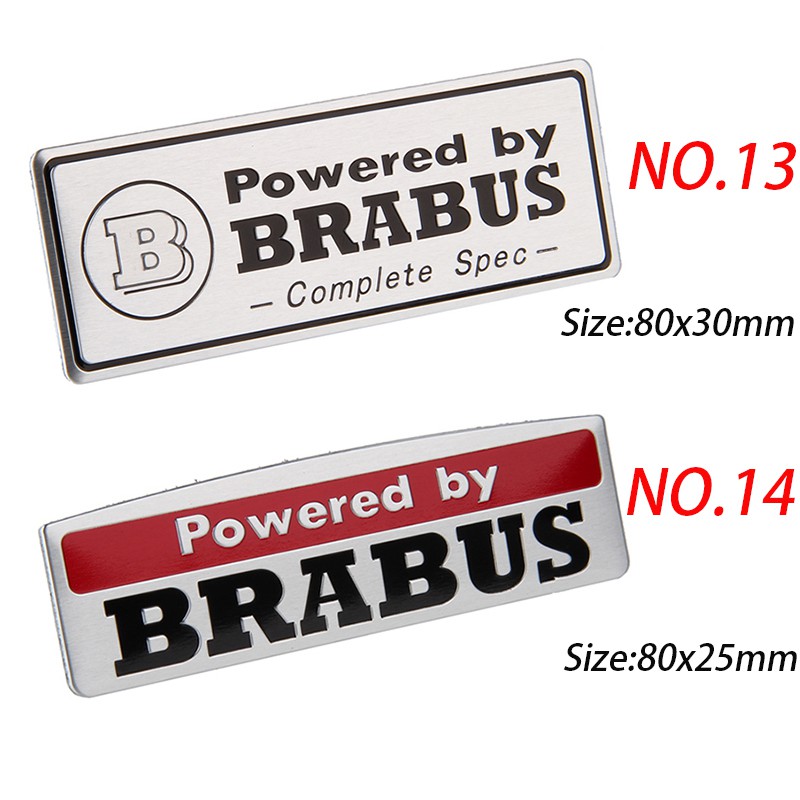 Sticker Emblem Dekorasi Bagasi Belakang Mobil Mercedes Benz W203 W204 W168 Cla Gla Glk Amg Brabus