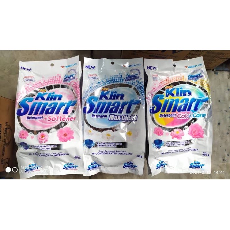 SO KLIN SMART DETERGENT (GRATIS PIRING KERAMIK)