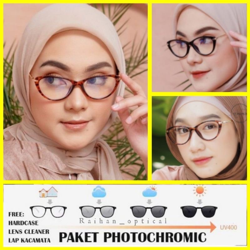 SALE!!! FRAME 9011 CAT EYE KACAMATA PHOTOCROMIC BLUERAY BLUECROMIC / KACAMATA MINUS PHOTOCROMIC