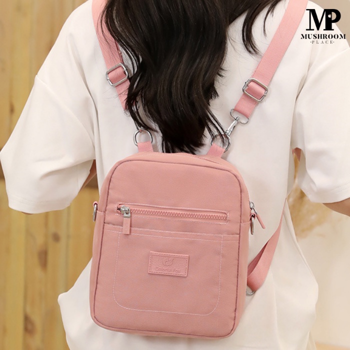 Tas Multifungsi Wanita Mini Unik Model Korea - Sling Bag Wanita Pastel Casual - Tas Punggung Cewek Import Lucu Terbaru