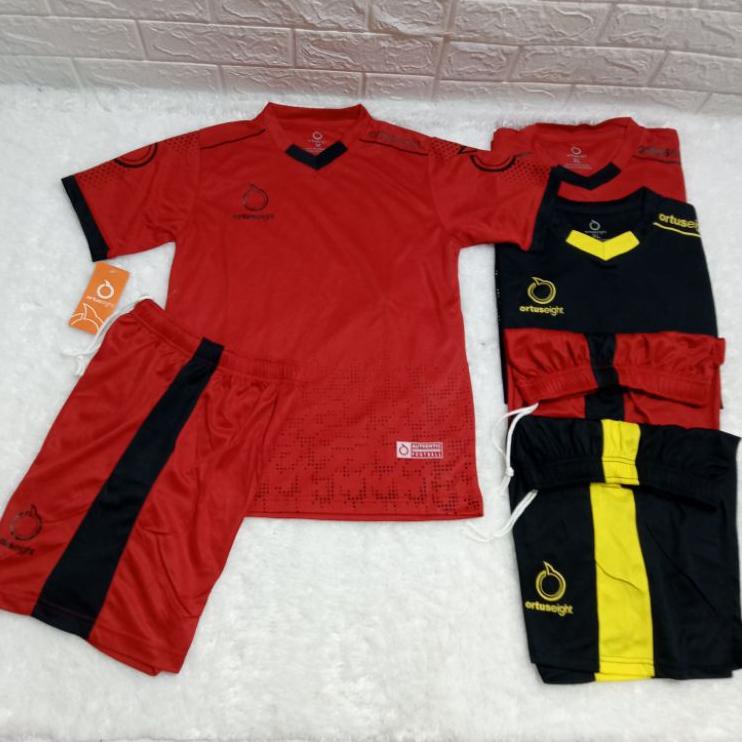 Penjualan Pilihan Baju Olahraga Baju futsal Baju Bola Kaos Bola Anak2 SD/SMP Umur 6-12Thn