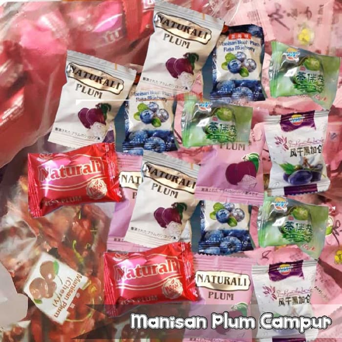 

Permen manisan plum campur snack kiloan 100 gram