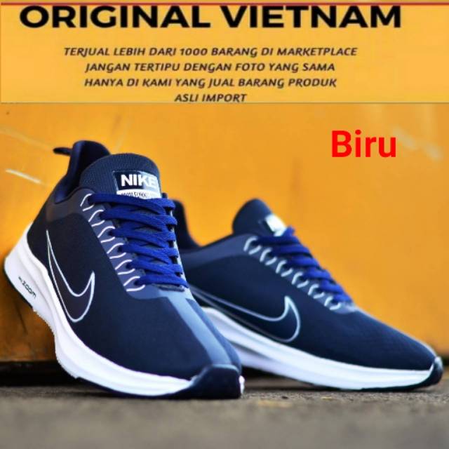 Sneaker Pria Batam ELIZA Darlene Casually Sneakers Merah Hitam Biru Bernapas New