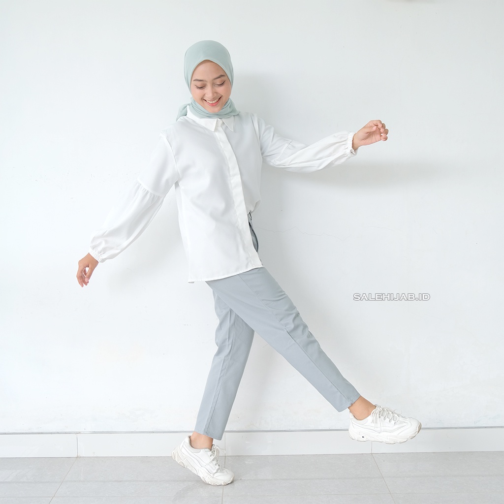 BAGGY PANTS AMERICAN DRILL (celana beggy panjang bagy wanita)-TELUR BEBEK