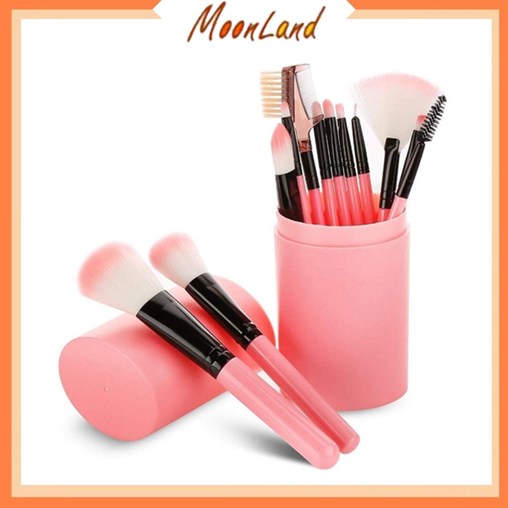 MoonLand 113 Brush MakeUp / Set Brush + Tabung Penyimpan / Set Kuas Make Up Set