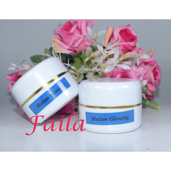 cream malam glowing forte / glowing super / krim malam glow   promo