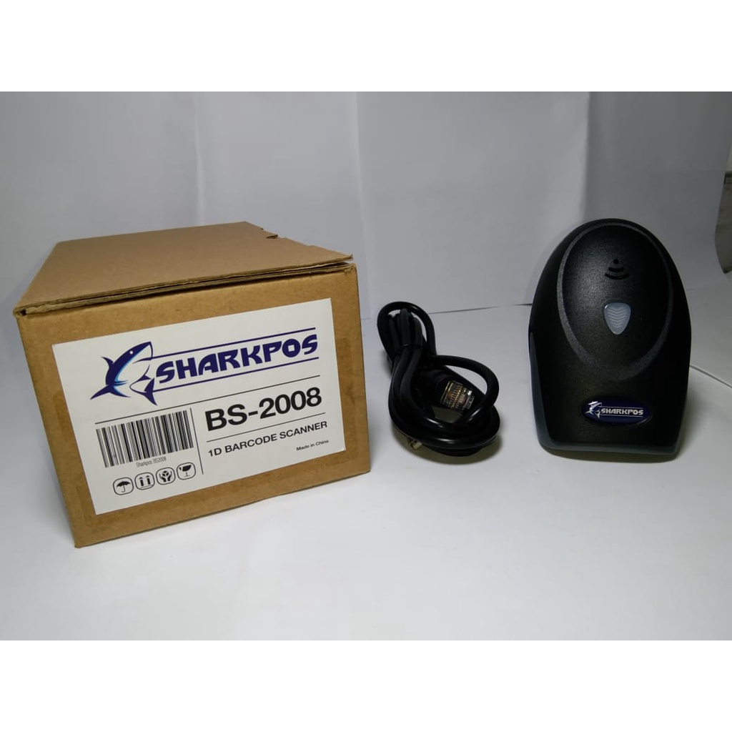 BARCODE SCANNER 1D SHARKPOS BS2108A SETARA SANTANG ST-2055A AUTO SCAN + STAND BS-2108A