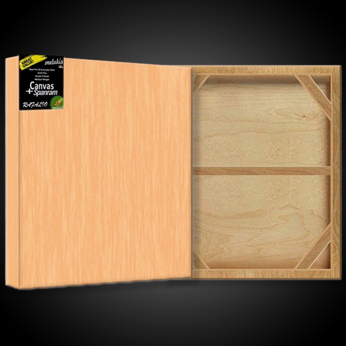 Rangka Kayu Spanram Triplek 80x80 cm Alas Poster Frame Kayu Triplek