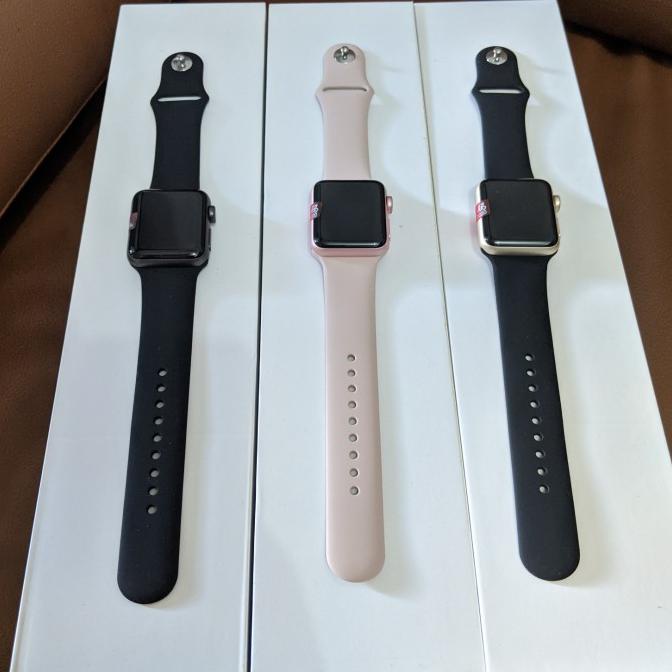 Apple watch series 2 38mm Second fullset Jakarta gojek i watch s2 38mm TERPERCAYA Kode 156