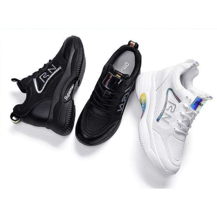TOPGROSIR &quot;FREE BOX&quot; LV0126 Sepatu Sneaker Sport Tinggi RN Wanita Import FREE BOX