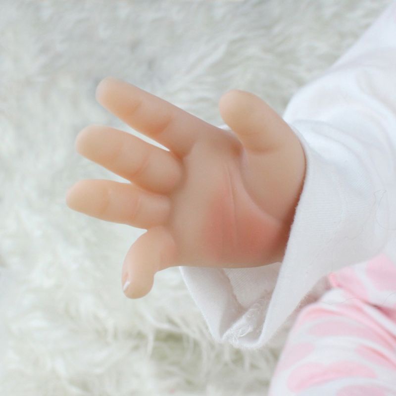 Mary Reborn Newborn Baby Realike Untuk Boneka Handmade Lifelike Silikon