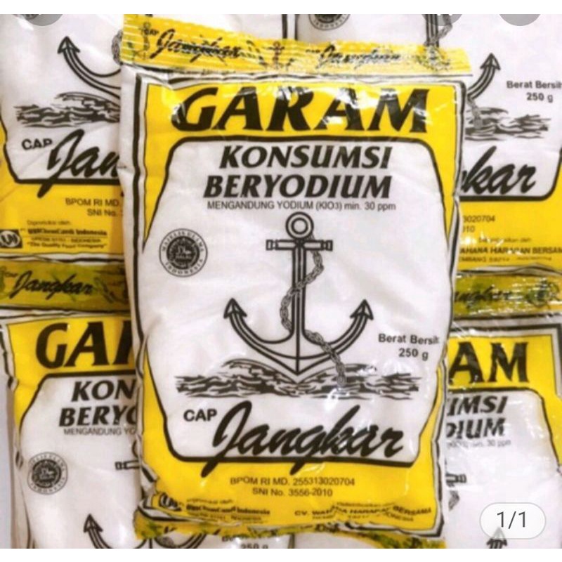 

garam cap jangkar 250gr