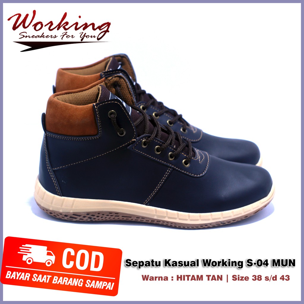 SEPATU WORKING BOOT S-04 NEW MUIN