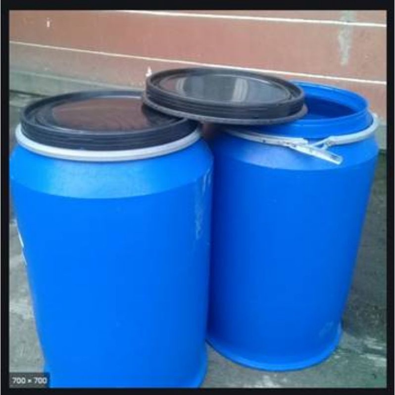 Drum Plastik 200 Liter Tutup Lebar-Open Top