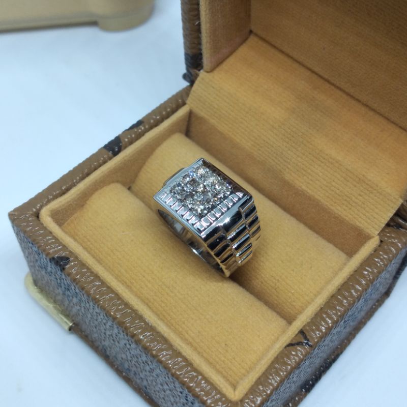cincin berlian pria motif rolex free memo