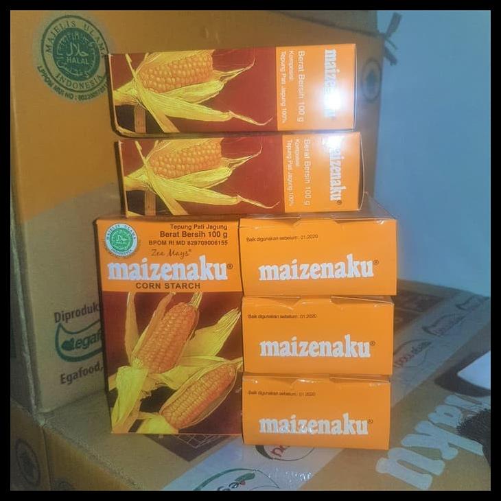 

TEPUNG JAGUNG MAIZENAKU 100 GRAM CORN STARCH MAIZENA PATI JAGUNG 100GR KODE 1381