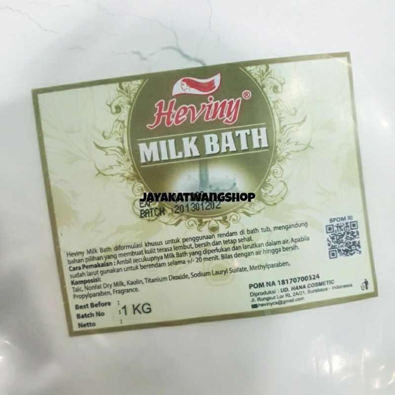 HEVINY Milk Bath 1KG / Mandi Susu