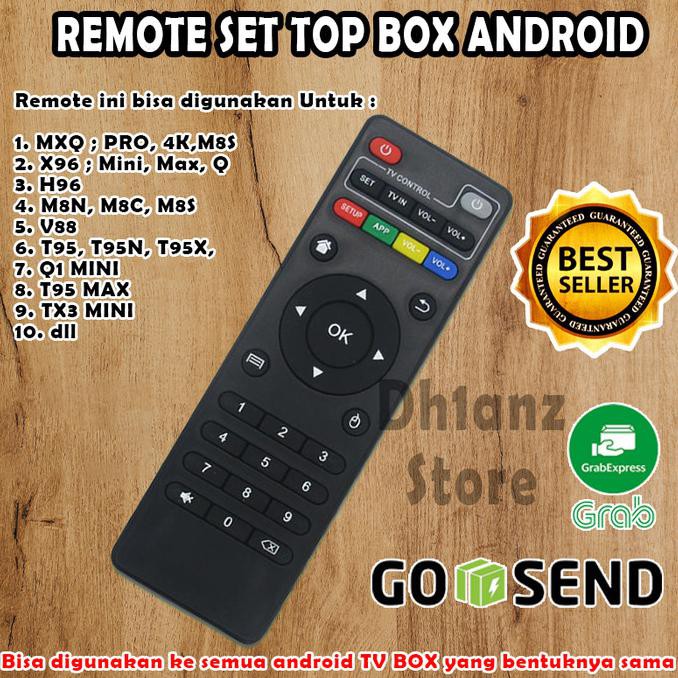 Ready&Siapkirim Remote X96 Mini Mxq / Mxq 4K / Mxq Pro / Mxq Pro 4K / Mx10 / H96 / T95