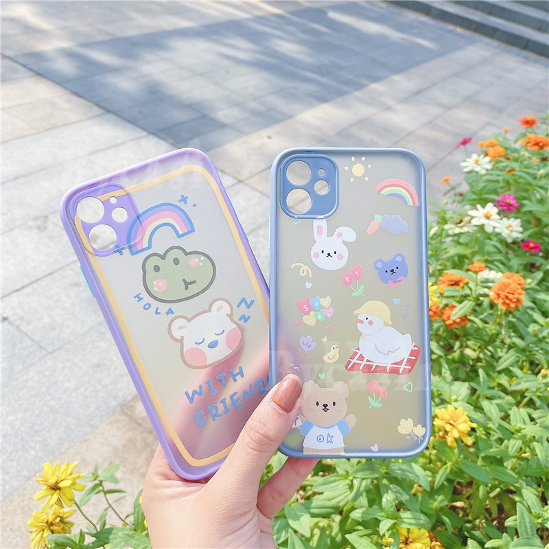 Case Motif Hewan Bahan Akrilik Untuk Vivo Y20 Y12S Y30 Y50 V19 Neo Y11 2019 Y12 Y15 Y17 Y19 Y1S Y85 V9 Y91C Y93 Y95 S1 Pro Casing