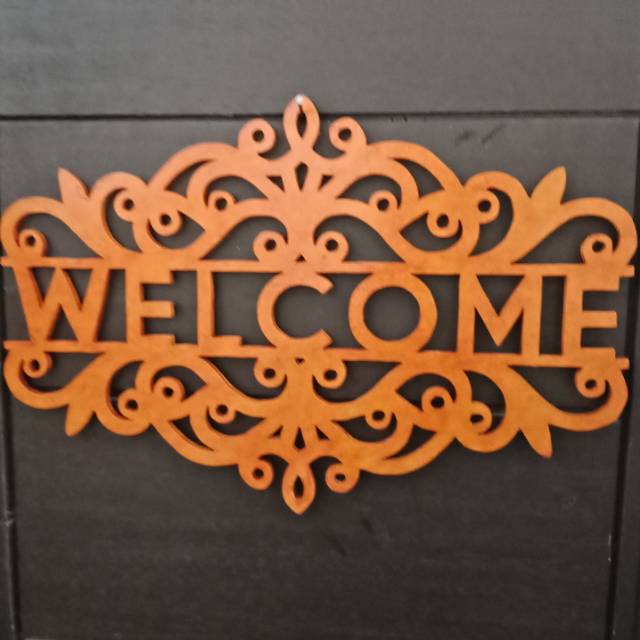 

Papan tulisan welcome selamat datang