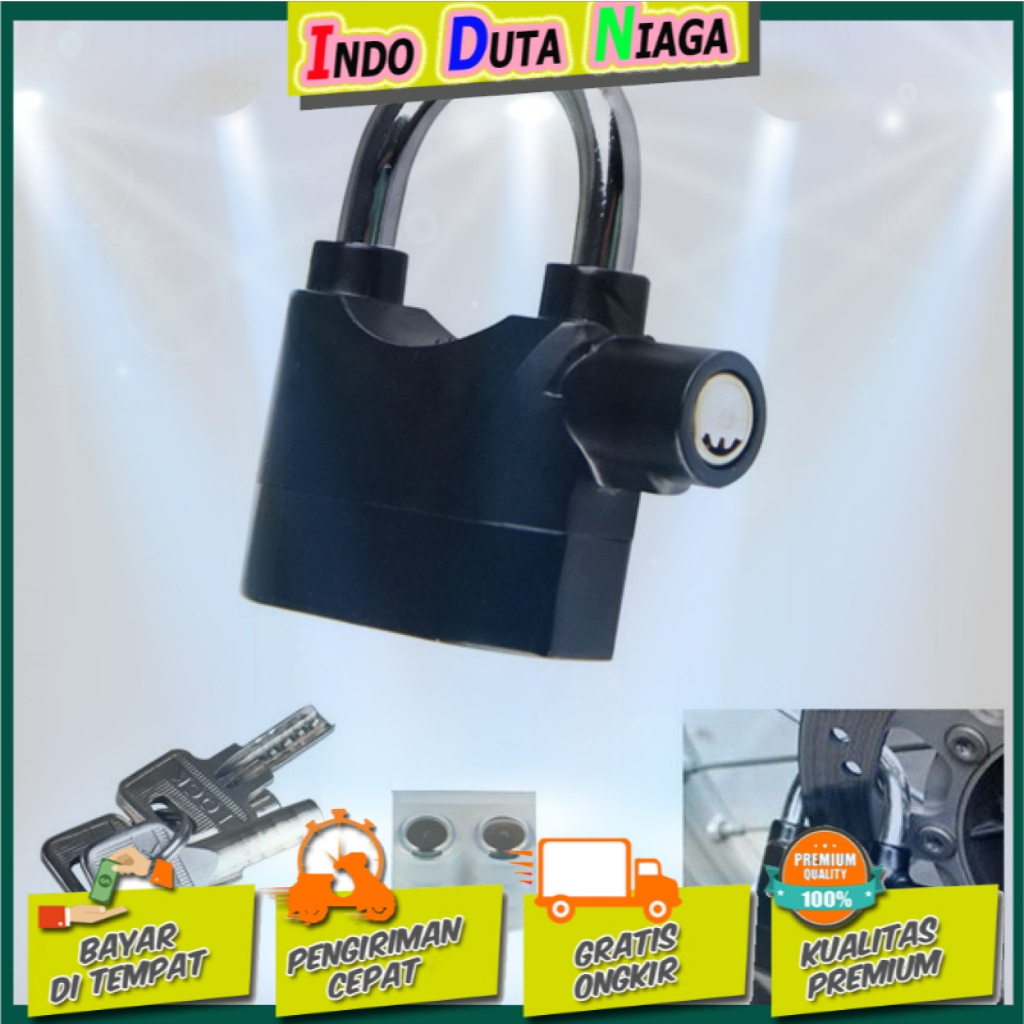 EYCI Gembok Alarm Motor Suara Anti Maling / Lock Siren - APR14