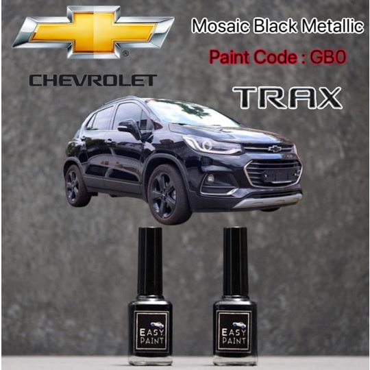 Cat Oles Mobil Mosaic Black Metallic GB0 Chevrolet Trax Hitam Metalik