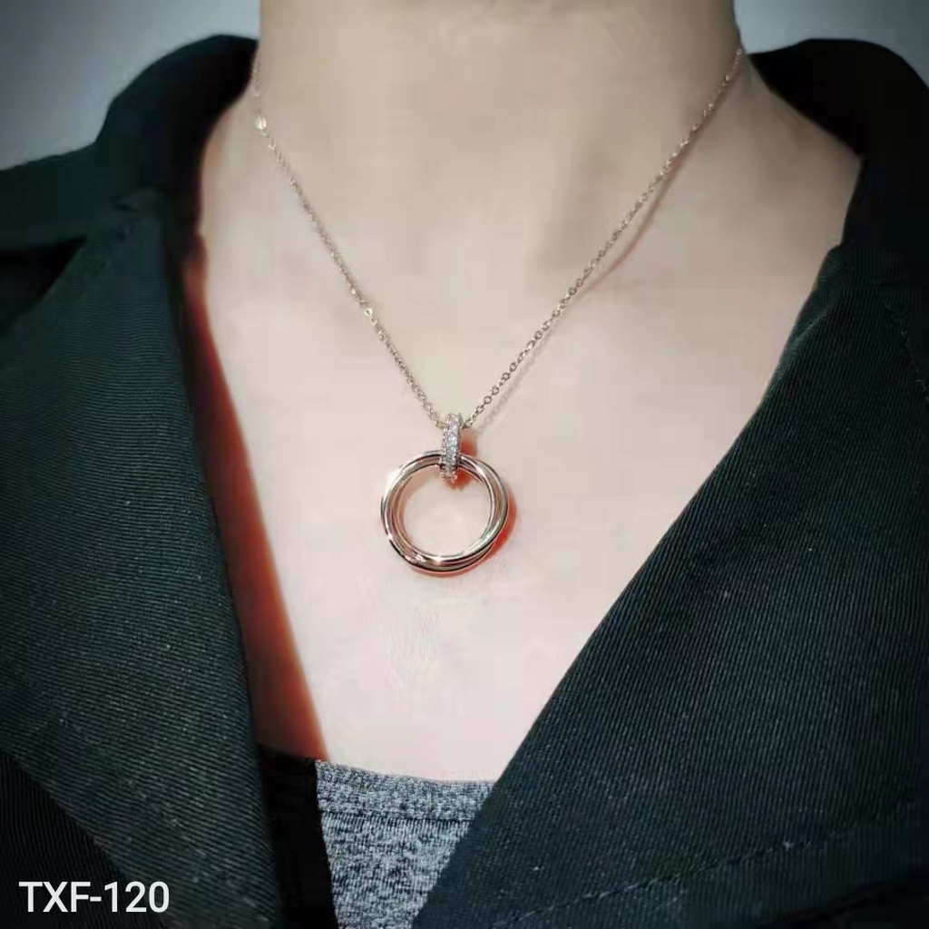 Kalung Titanium Terbaru Permata Perhiasan Fashion 120.121