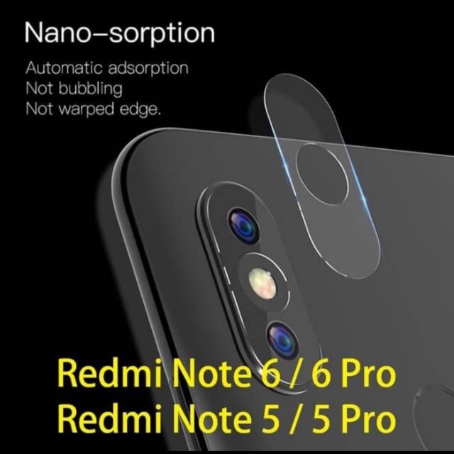 Xiaomi redmi note 6 - Tempered glass camera belakang