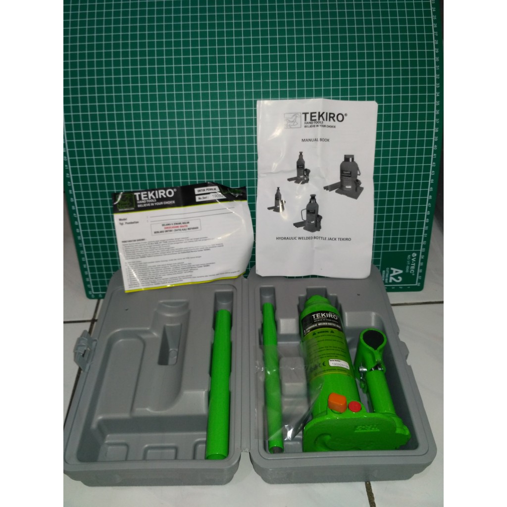 TEKIRO - DONGKRAK BOTOL 2 TON - DONGKRAK MOBIL HYDRAULIC - ORIGINAL