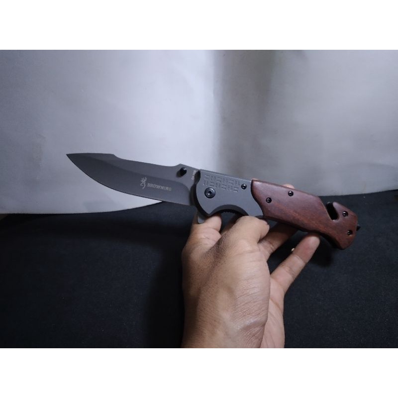 Pisau Lipat Browning 308 Pisau Lipat Survival Camping Gunung Outdoor