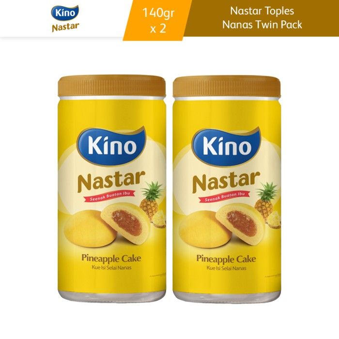 

COD Twinpack Snackit Nastar Makanan Ringan Toples Nanas 2 Pcs