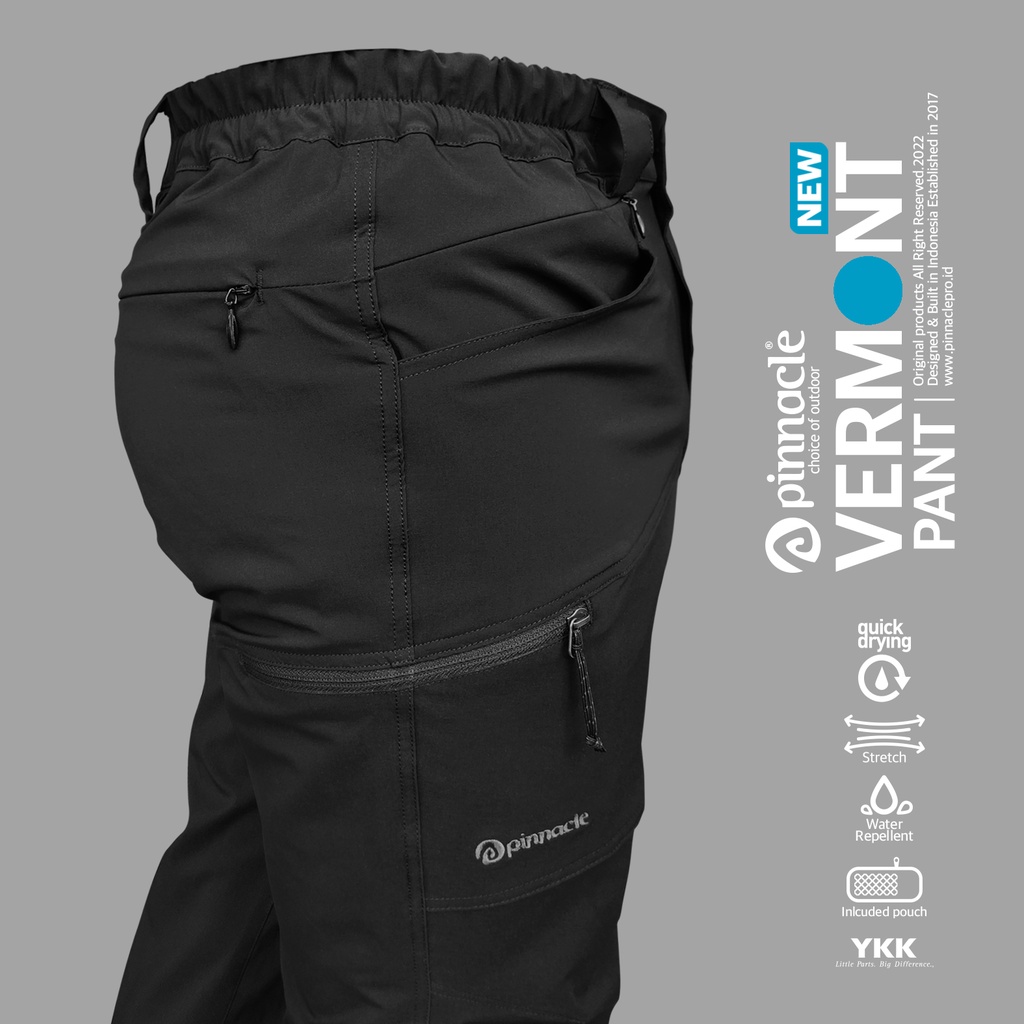 Pinnacle Vermont Pants Black - XXL