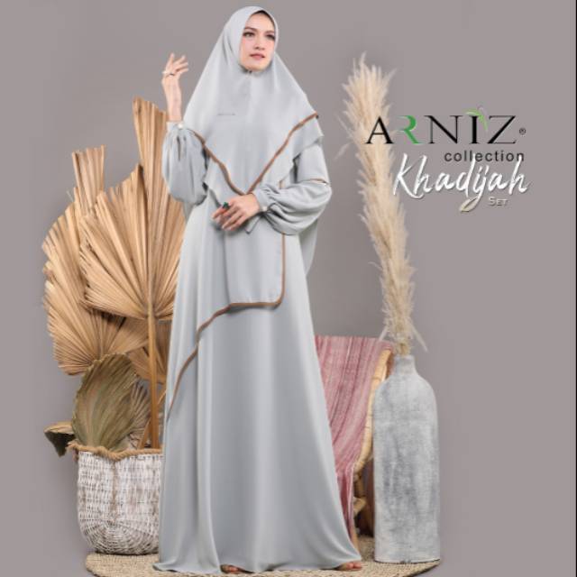 Arniz terbaru. Arniz khadijah gamis terbaru set syari