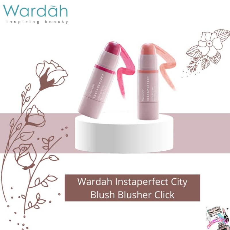 ☃Cutezz_Ching1☃Wardah Instaperfect City Blush Blusher Click 5.6g