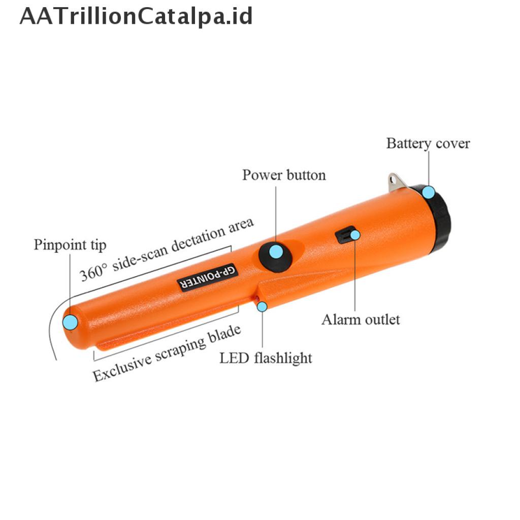(AATrillionCatalpa) Detektor Logam / Emas Dengan Getaran + Alarm GP-Pointer