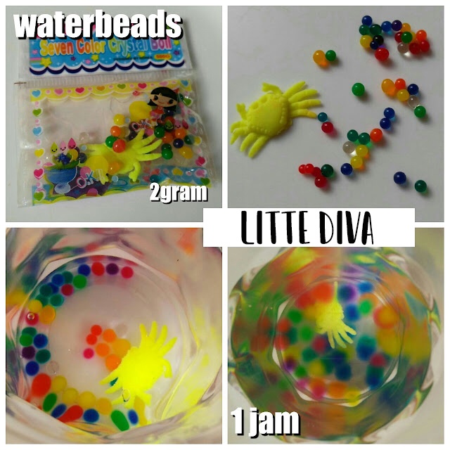 1 pcs MAINAN WATERBEADS ANAK - Mainan Bola Kristal Tumbuh Di Air Squishy Mix Animal