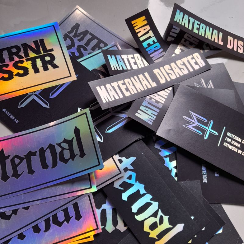 

stiker maternal / stiker pack / maternal disaster / stiker helm / stiker bagus / stiker motor / stiker gitar / stiker bagus / stiker murah / stiker good / maternal disaster / stiker maternal black edition / stiker hologram